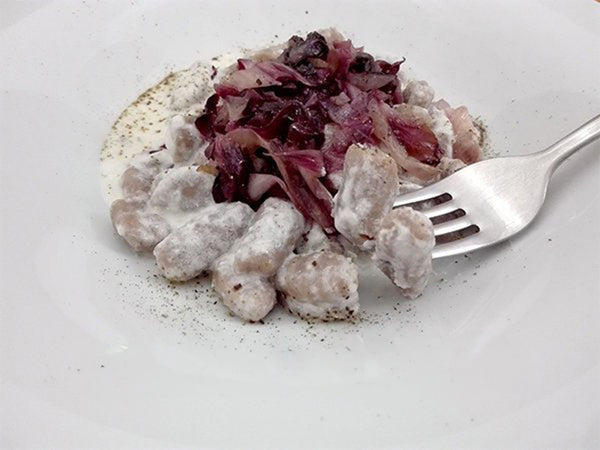 Gnocchi di castagne con crema di Gorgonzola Dolce